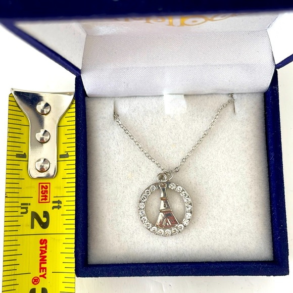 Arribas Maison Eiffel Tower Necklace Paris New In Box - Picture 3 of 11